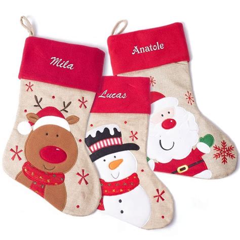 Descubre nuestras botas navideñas en lino personalizadas mediante