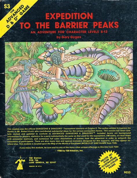 X S3 Expedition To The Barrier Peaks TSR9033 Vintage Module Etsy