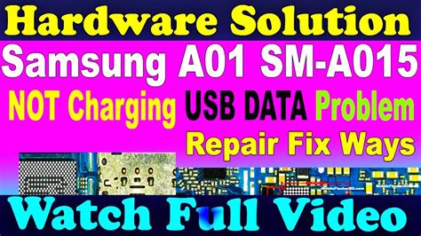 Samsung A Sm A Not Charging Usb Data Problem Repair Jumper Ways