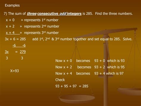 PPT - Consecutive Numbers PowerPoint Presentation, free download - ID:4556262