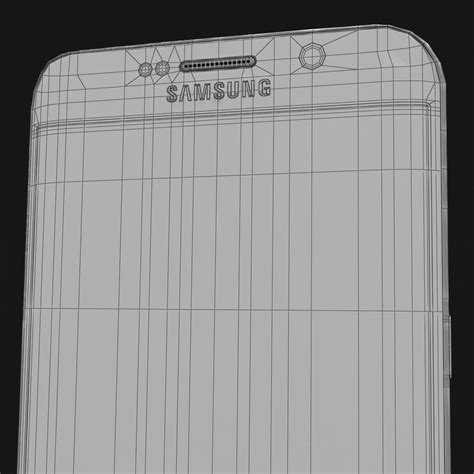 Samsung Galaxy S6 Edge Zafiro Negro Modelo 3d 49 3ds C4d Fbx Obj Max Free3d