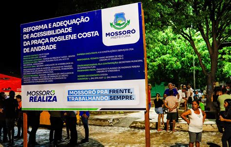 Prefeitura de Mossoró Ordem de serviço garante de imediato o início