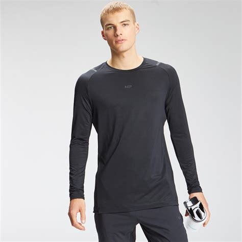 Mp Men S Velocity Long Sleeve Top Black Myprotein