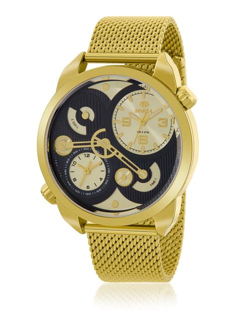 Reloj Marea Hombre B Dorado Esterilla Joyeriacanovas