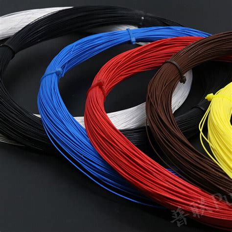 Silvered Copper Ptfe Wire Awg Single Core Multi Strand Cable