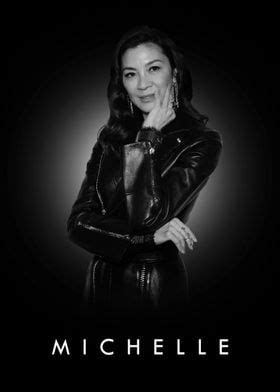 Michelle Yeoh Poster Picture Metal Print Paint By Bo Kev