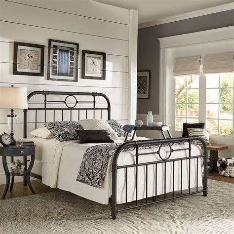 Kendal Black Metal Bed By Inspire Q Classic Full In 2020 Black Metal Bed Victorian Bedroom