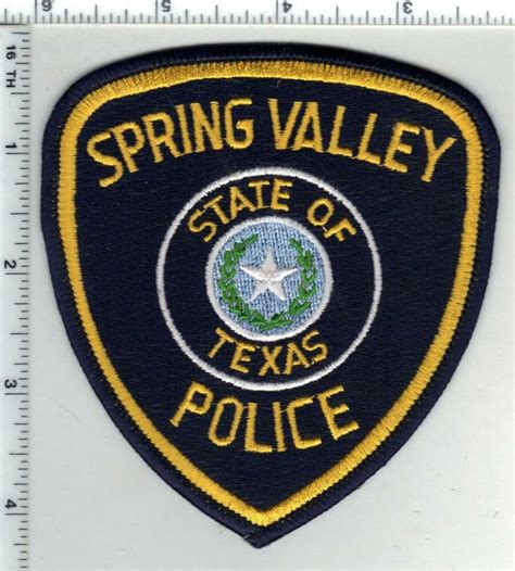 Spring Valley Police Texas 2nd Issue Shoulder Patch