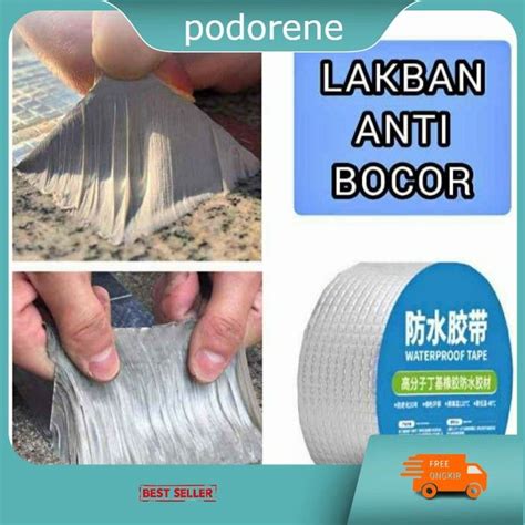 Lakban Anti Bocor Lem Anti Air Aluminium Foil Butyl Super Waterproof