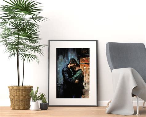Gay Art Print Gay Couple LGBTQ Wall Poster Home Decor Wall Art Gay Painting Gay Gifts We