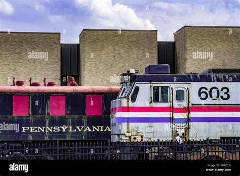 Strasburg and Pennsylvania railroad museum Stock Photo - Alamy