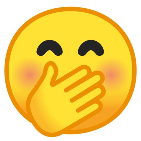 Emoji Com A Mão Na Boca - 🤭 Rosto Com A Mão Sobre A Boca Emoji: Significado e Uso