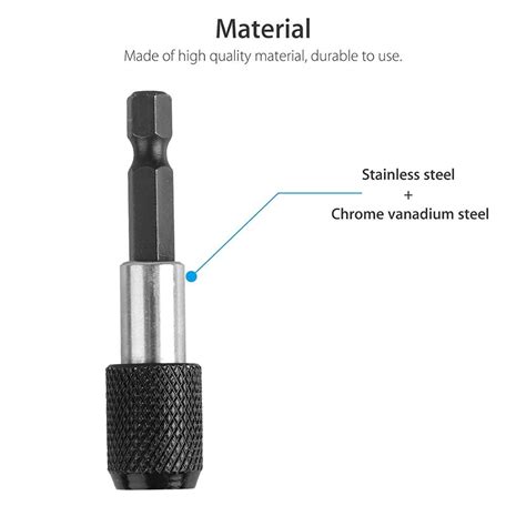 Inch Hex Shank Magnetic Screwdriver Bit Holder Mm Mm