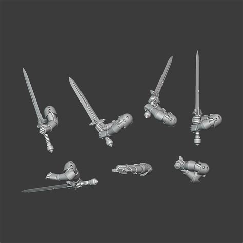 3d File Gen 6 Great Sword Arms Ver 1 Update 🗡️・3d Printing Idea To Download・cults