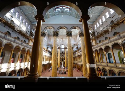 The interior view of the Great Hall of National Building Museum ...