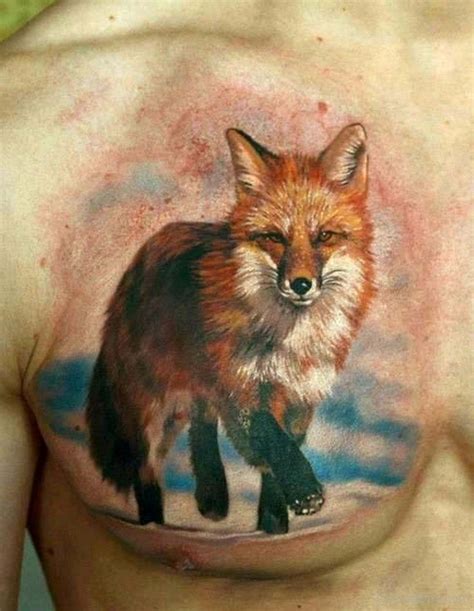 Fox Tattoo Design On Chest Tattoos Designs