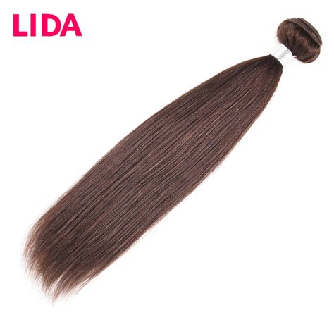 Lida Extension De Cheveux Humains Lisses Tissés Naturels Malaisien