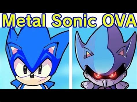 Friday Night Funkin VS Metal Sonic OVA FULL WEEK Cutscenes FNF Mod