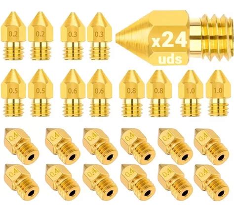 Boquilla Nozzle Para Impresora 3d Mk8 Ender 3 3pro Cr10 Anet Cuotas