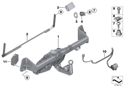 Trailer Tow Hitch Electrically Pivoted 2018 Bmw 430i Convertiblef33