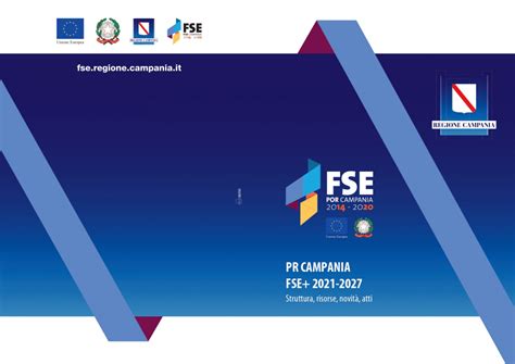 PR Campania FSE 2021 2027 Brochure FSE PR Campania 2021 2027