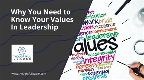 Why You Need To Know Your Values In Leadership Thoughtful Leader