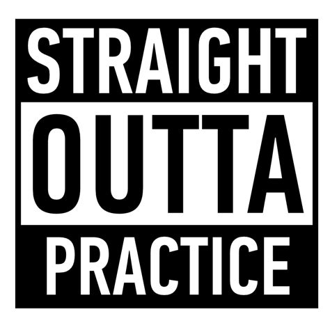 Straight Outta Practice Sport Free Svg File Svg Heart