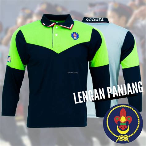 L S BAJU PENGAKAP BARU Tshirt Persatuan Tshirt Pengakap Kuning Tshirt