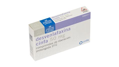 Desvenlafaxina Cinfa Efg Mg Comprimidos Liberacion Prolongada