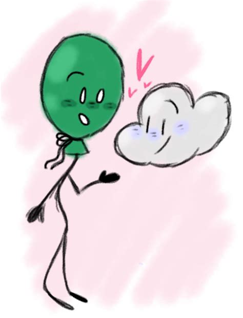 Balloony And Cloudy Bfdi💖 Amino