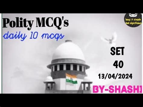 Polity Ncert Mcqs Daily Mcqs Of Polity Indian Polity Upsc Uppcs