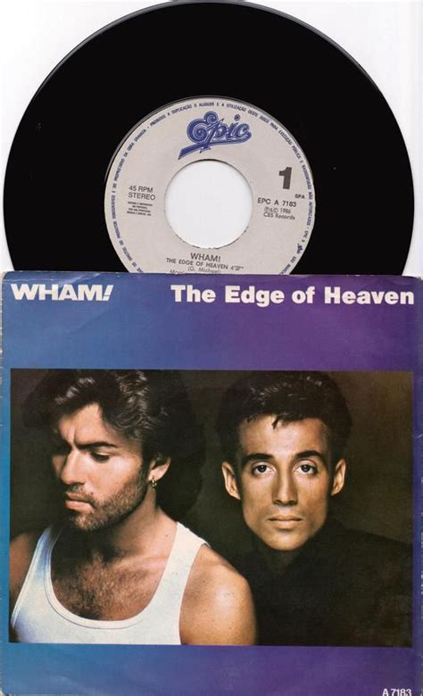 Wham The Edge Of Heaven Portuguese Issue Rare Original Rpm