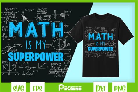 Funny Math Is My Superpower Algebra Graphic By Pecgine Creative Fabrica