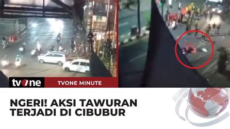 Cibubur Mencekam Satu Orang Terkapar Di Jalan Akibat Aksi Tawuran