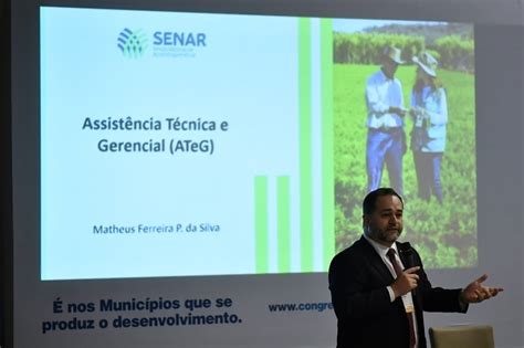 Senar Apresenta Assist Ncia T Cnica E Gerencial Em Congresso De