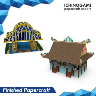 Jual Ichinogami Nusantara Papercraft Kit Diy Diorama Seri