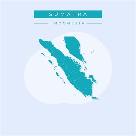 Vector Ilustraci N Vectorial Del Mapa De Sumatra Indonesia Vector Premium