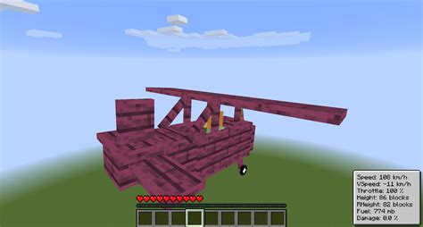 Minecraft Airplane Inside