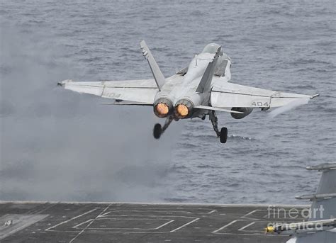 An Fa C Hornet Launches Photograph By Stocktrek Images Pixels