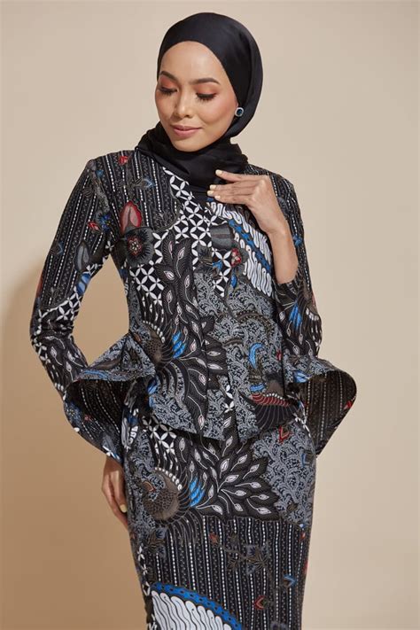 Kebaya Peplum Batik Kaisara Code Ks Habra Haute