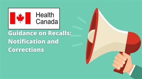 Health Canada Guidance On Recalls Notification And Corrections RegDesk