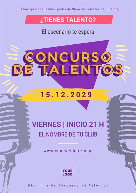 Dise A Flyers De Show De Talentos Con Plantillas Online