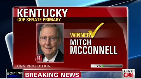 Sen Mcconnell Projected To Win Kentucky Primary Cnn Politics