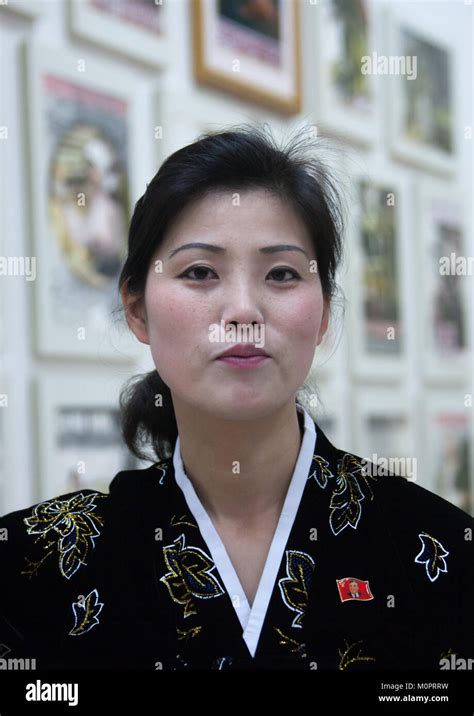 Portrait Of A North Korean Woman Pyongan Province Pyongyang North