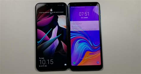 Huawei Mate 20 Lite Vs Samsung Galaxy A7 Hvilken Er Bedst