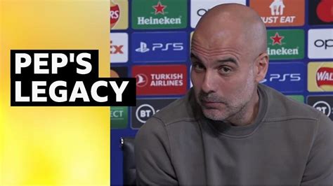 Champions League Man City Boss Pep Guardiola On His Exceptional Legacy Bbc Sport