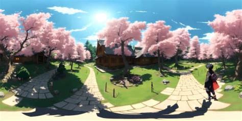 Meta Quest 3 Custom Home Skybox Uchihiro Naruto Opens The N