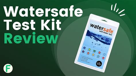 Watersafe Premium Drinking Water Test Kit Review Youtube