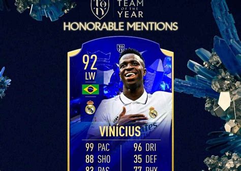 Fifa Vinicius Jr Set To Arrive As Toty Honorable Mentions In