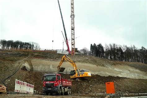 Baufortschritte An Dem Neubau Der Talbr Cke Rahmede